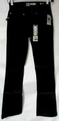 Pantalones de mezclilla súper ajustados Social Collision para hombre 24x32 corte liso tiro bajo pierna de bota J1 31 Foto 1 de 4
