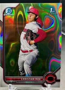 2022 Bowman CHRISTIAN ROA /399 1st Lava Refractor Reds - Bild 1 von 2