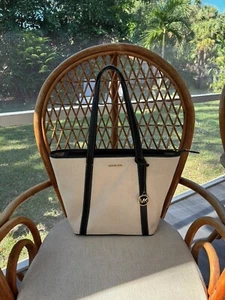 Michael Kors Jet Set Canvas Travel Large Tote Bag - Bild 1 von 6