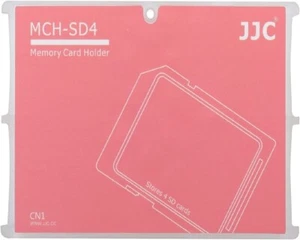 JJC MCH-SD4CN Memory Card Case fits 4X SD Cards - Picture 1 of 1