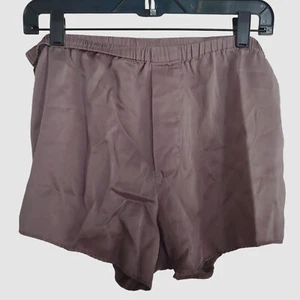 Pantaloncini corti unisex Addiction Taupe 100% seta loungewear tempo libero S - Foto 1 di 7