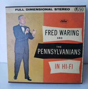 Fred Waring and The Pennsylvanians In Hi-Fi 4 Track 7 1/2 IPS Reel ZW 845 - Imagen 1 de 7