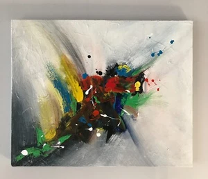 N005_Pintura acrílica sobre lienzo, técnica mixta, paletilla y pincel. - Imagen 1 de 2