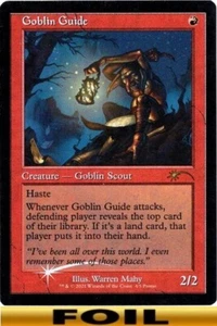 1x - Goblin Guide - RETRO FOIL - WPN & Gateway Promos - NM MTG - Picture 1 of 1