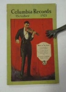 1921 COLUMBIA RECORDS Advertising Brochure, The Columbia Shop, Kingston NY - Picture 1 of 4