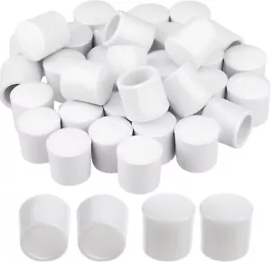 (20 Pieces) Rubber Door Bumper Tips White Door Stop Caps Door Stopper Bumpers - Picture 1 of 7