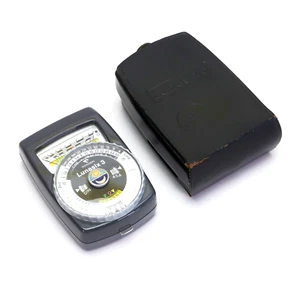 Gossen Lunasix 3 Exposure Meter Light Meter Grey w/ Case - Tested & Working - Picture 1 of 15