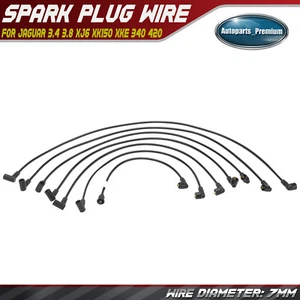 7x Spark Plug Wire Sets for Jaguar 3.4 3.8 XJ6 XK150 XKE 340 420 XJ Mark IX 4.2L - Picture 1 of 9