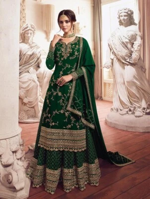 Pakistani Designer Indian Salwar Kameez Bollywood Dress Party Wear Suit wedding - Image 1 of 4
