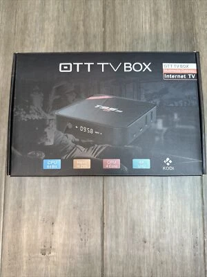 MXQ Pro 4K UHD OTT TV BOX Internet TV Android TV Media Gateway 64 Bit CPU NEW - Image 1 of 2