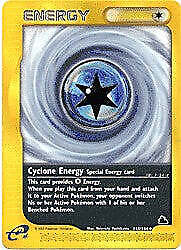 E Skyridge - Cyclone Energy Pokemon Card ~ Lightly Played