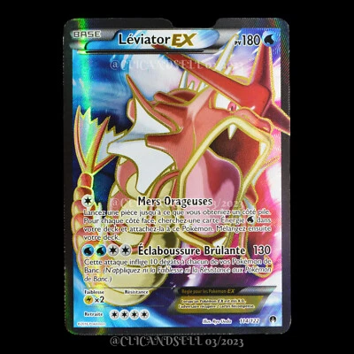 carte Pokémon Léviator EX 114/122 #2 XY09 - Rupture Turbo NEUF FR - Photo 1/4