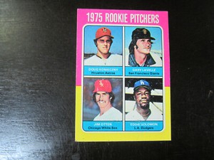 1975 Topps # 624 Doug Konieczny Gary Lavelle Jim Otten Eddie Solomon Card (B19)