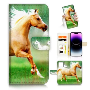 ( For iPhone 11 Pro ) Wallet Flip Case Cover PH26305 Horse - Picture 1 of 7