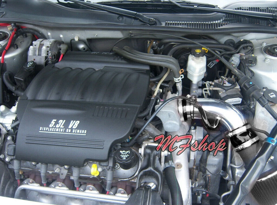 全黑 适用于 2006 - 2009 雪佛兰 Monte Carlo SS Impala SS 5.3L V8 进气套件 — 第 1/1 张图片