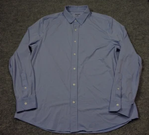 Rhone Shirt Mens XL Blue Commuter Performance Stretch Long Sleeve Office - Picture 1 of 12