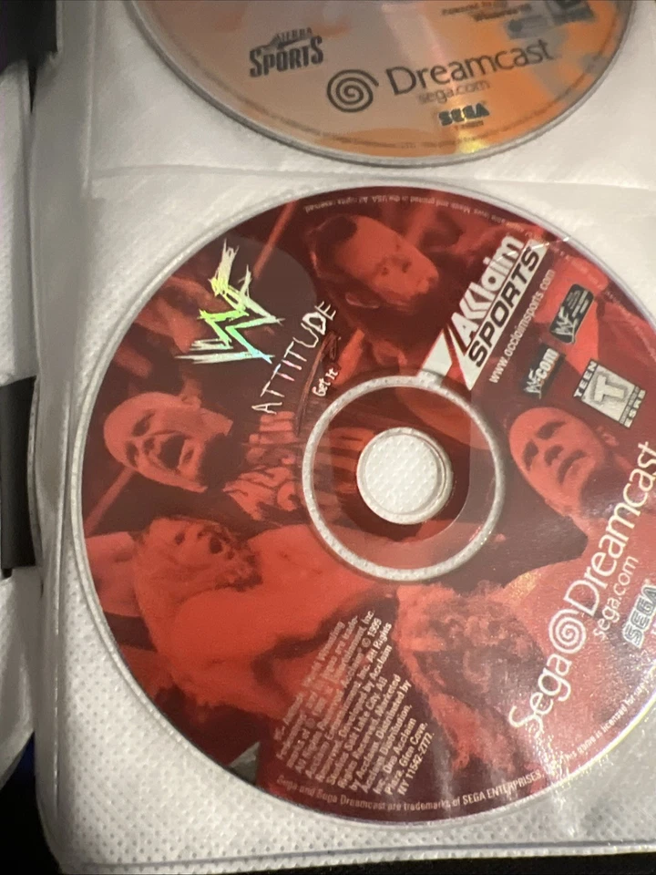 WWF Attitude (Sega Dreamcast, 1999) - Disc Only - Image 1 of 1
