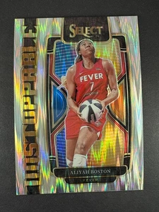 2024 Panini Select WNBA - Unstoppable - Aliyah Boston #19 - Silver Flash Prizm - Bild 1 von 2