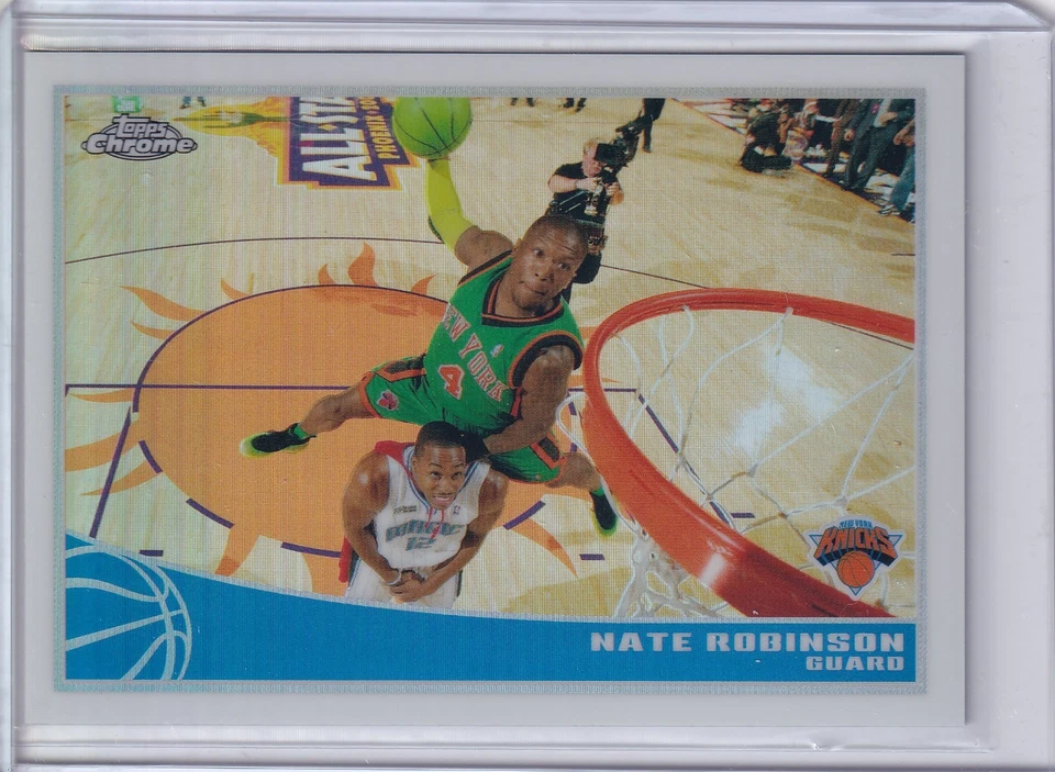Nate Robinson 2009-10 Topps Chrome #66 Refractor #/500 Dunk Contest - Image 1 of 2