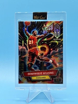 Comodín de baloncesto Just The Hits 2024 - Dominique Wilkins True 1/1 Toon Foto 1 de 2