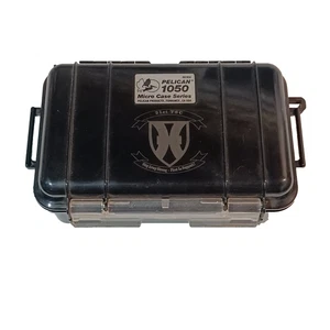 Pelican 1050 Micro Case schwarz wasserdicht US Army 21st TSC robust tragbar - Bild 1 von 7