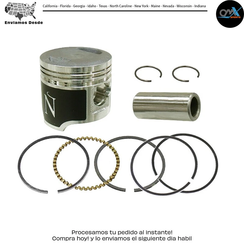 KIT PISTÓN TECHO PLANO 39.5/+0.50 10.0:1 HONDA Z50R CRF50F XR50R 1979-2016 Foto 1 de 1