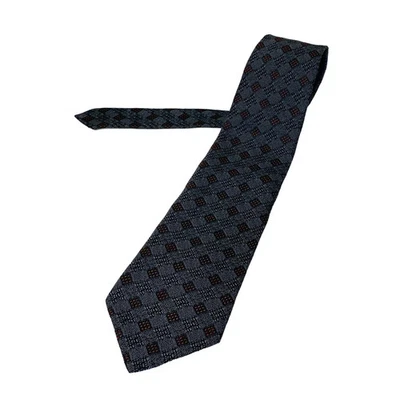 Auth COMMEdesGARCONS HOMME DEUX Gray Black Red Men's Tie - Image 1 of 4