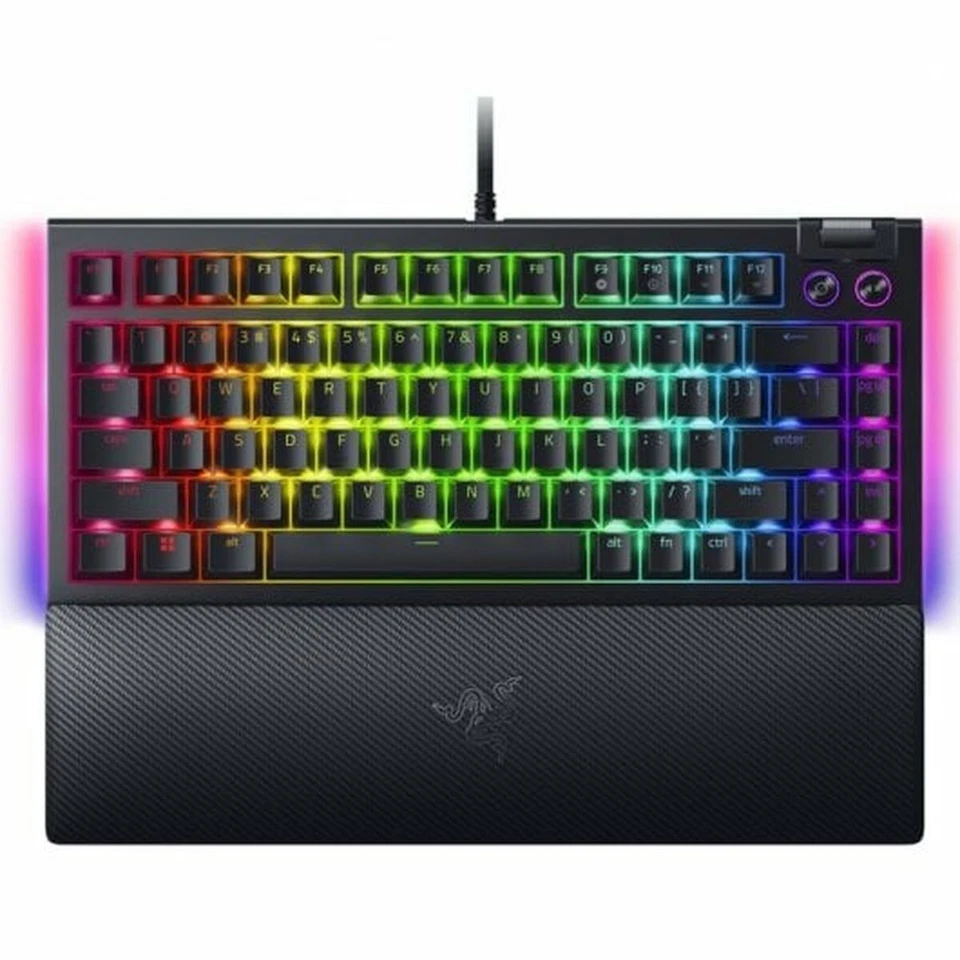 Razer BlackWidow V4 75% Tastiera da Gioco Meccanica - Nero, Stati Uniti Internazionale