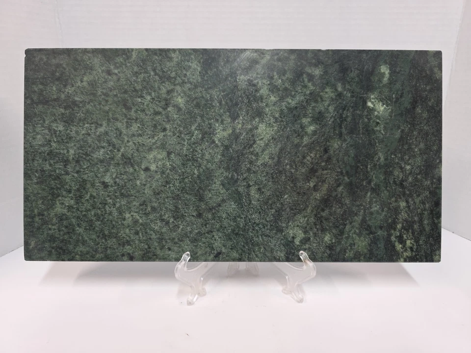 Tabla de cortar de queso charcutería de granito verde losa fría 14 X 8 X 1/2 pulgadas Foto 1 de 4
