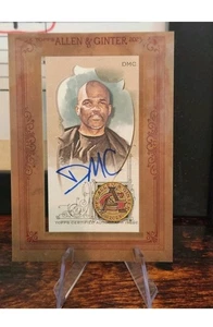 2023 Allen & Ginter DMC King of Rock Auto Mini Framed "RUN DMC" Signature RARE - Bild 1 von 2