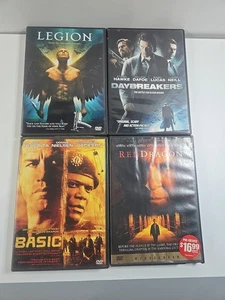 DVD Lot of 4 Thriller & Action Movies – Legion, Daybreakers, Basic, Red Dragon – - Picture 1 of 6