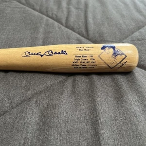 Mickey Mantle Mini Bat Wooden NY Yankees 18”MLB Collectors Bat Baseball - Picture 1 of 8