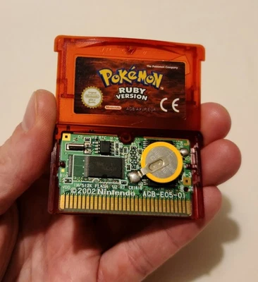 Pokemon Ruby Nintendo Game Boy Advance Lv 100 Legendary New Battery Genuine  - Image 1 of 4