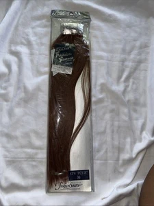 Fashion Source 100% Human Hair 7pcs Clip In Extensions 18"- SILKY STRAIGHT #30 - Picture 1 of 14