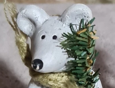 2 Mäuse Weihnachten Advent UNIKATE Marktkauf Ton Informationen = TEXT LESEN! - Bild 1 von 4