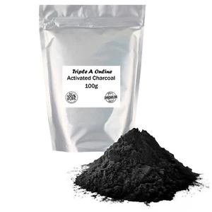100g Activated Charcoal Powder 100% Pure Food Grade Natural Coconut Shells - Picture 1 of 2
