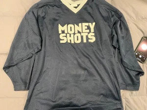 Tron XL ice hockey jersey Navy White money shots number 2 - Picture 1 of 2