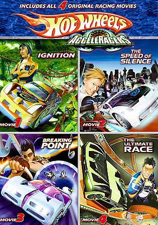 Hot Wheels AcceleRacers Boxed Set (DVD, 2006, 4-Disc Set) - Image 1 of 1