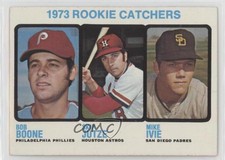1973 Topps High # Bob Boone Skip Jutze Mike Ivie Catchers ( ) #613 Rookie RC