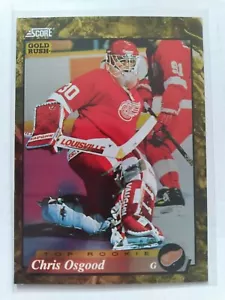 93/94 Score Chris Osgood Gold Rush RC - Picture 1 of 2