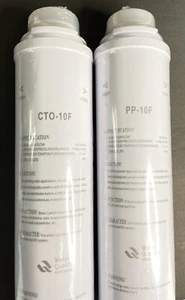 Two Baynote (Bayonet) Refill Filter Cartridges PP+CTO for KUF-2 Water Filter New - Picture 1 of 3