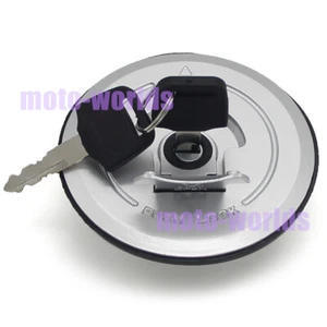 Fuel Gas Tank Cap Cover& Keys for Honda VTX1800 N1 N3 04-2008/R1 R2 R3 2004-2007 - Picture 1 of 8