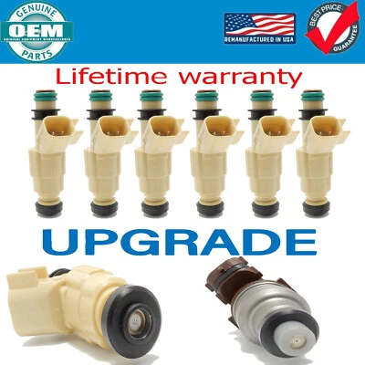 Inyectores de combustible originales X6 OEM BOSH UPGRADE para camioneta Toyota 1988 3,0 L Foto 1 de 4