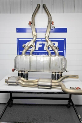 21-24 BMW M3 G80 COMPETICIÓN AWD OEM SISTEMA DE ESCAPE SILENCIADOR PUNTAS Foto 1 de 4