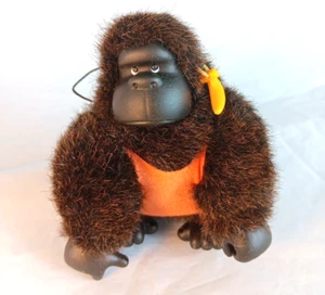 Applause Magical Mini Murphy Gorilla Plush 4in Drk Brown Banana Earring 1987 Vtg - Picture 1 of 9