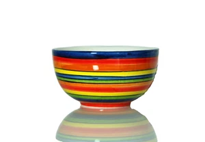 BASSANO KERAMIK  kleine  SCHÜSSEL 13 cm   °  BUNT ° MEDITERRANES GESCHIRR - Bild 1 von 2