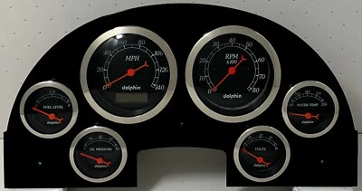 Ford Car 1956 calibre 6 tablero juego de inserción Billet aluminio Foto 1 de 4