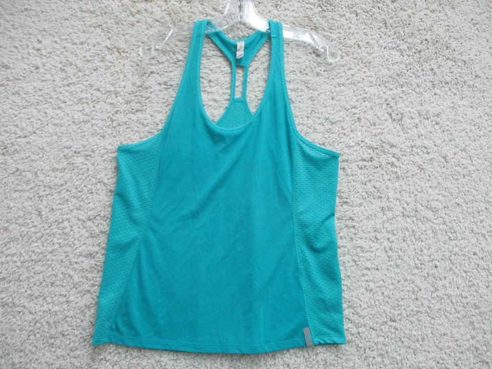 Under Armour Tank Top Shirt Large Adult Blue Sleeveless Logo Stetch Gym Womens L - Image 1 of 4