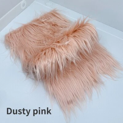 Faux Fur Fabric 8CM Long Fluffy DIY Material Sewing Toy Doll Hair 25 45CM - Image 1 of 4