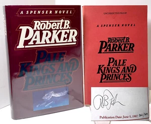 Pale Kings and Princes, Robert Parker, 1987 1st 1st & SIGNED Uncorrected Proof - Picture 1 of 22